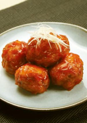 肉団子の甘酢あん-レシピのメイン写真