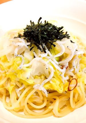 しらすとキャベツのペペロンチーノ-レシピのメイン写真