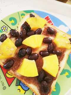黒豆パイントースト-レシピのメイン写真