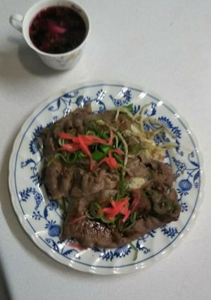 ウシご飯と赤汁（血管ダイエット1224）-レシピのメイン写真