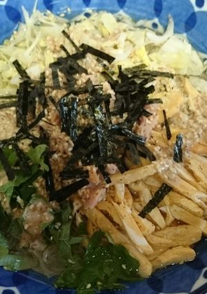 夏の簡単一人飯ふるる冷麺～ 水冷麺-レシピのメイン写真