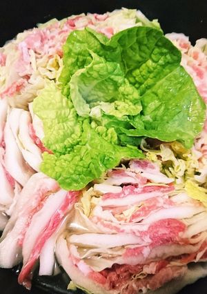 冬レシピ白菜トロトロ豚肉のミルフィーユ煮-レシピのメイン写真
