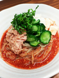 お手軽冷汁風ピリ辛ビビン麺-レシピのメイン写真