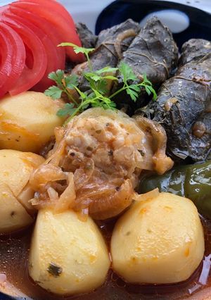 ウズベキスタン♡葡萄の葉の肉詰めドルマ-レシピのメイン写真