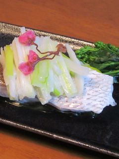 鯛の酒蒸し 桜風味-レシピのメイン写真