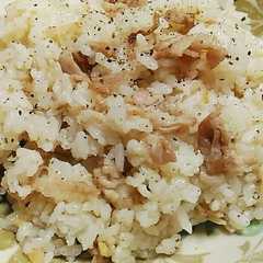 รูปของ 簡単❤新生姜と豚肉のさっぱり塩炒飯