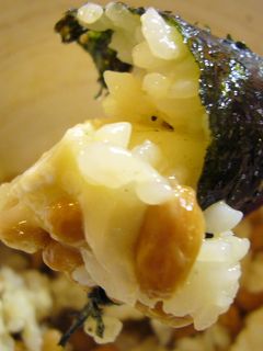簡単!チーズ納豆韓国のり丼-レシピのメイン写真