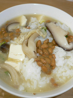 納豆&味噌汁かけご飯-レシピのメイン写真