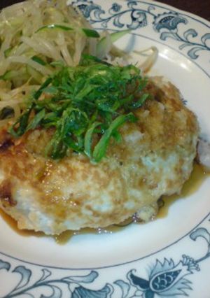 豆腐と鶏肉のあっさりハンバーグ-レシピのメイン写真