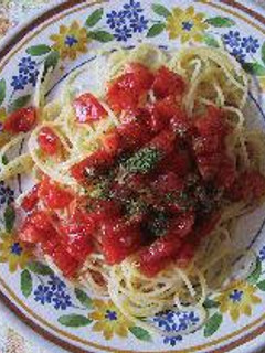 夏の冷たいトマトパスタ-レシピのメイン写真