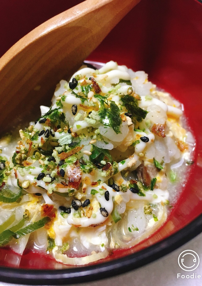 新食感！！とろけるおじやにマヨわさび-レシピのメイン写真