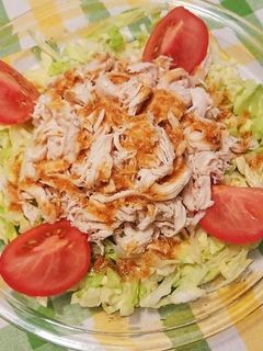 キャベツをたくさん食べよう棒々鶏-レシピのメイン写真