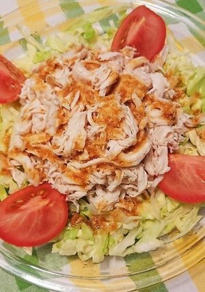 キャベツをたくさん食べよう棒々鶏-レシピのメイン写真