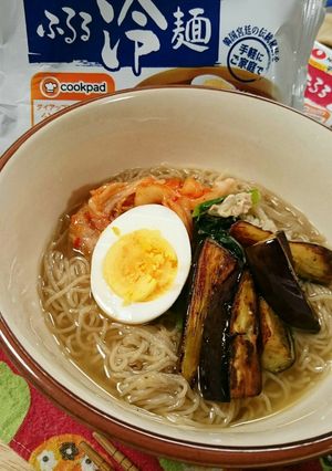 ナスのさっぱり冷麺！-レシピのメイン写真
