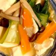 シャキトロ♪青梗菜としめじの豆腐あんかけ