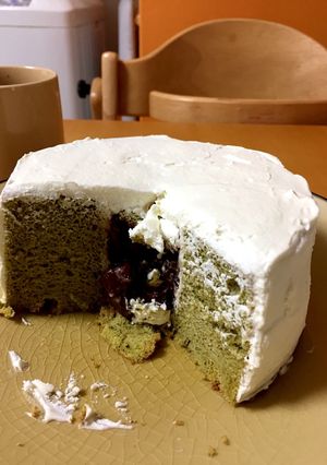 ふわもちしっとり♡抹茶のシフォンケーキ-レシピのメイン写真