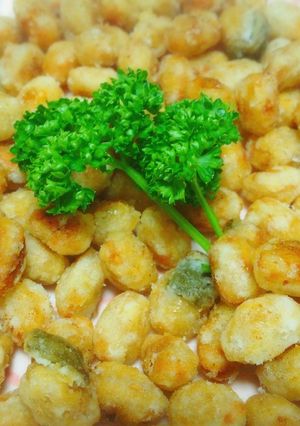 簡単3分で煮豆の素揚げ-レシピのメイン写真