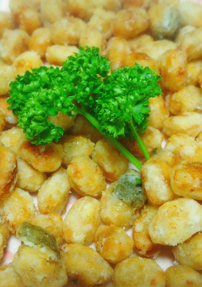 簡単3分で煮豆の素揚げ-レシピのメイン写真