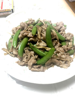 豚肉とスナップえんどうのポン酢炒め-レシピのメイン写真