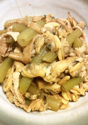春♪ふきのとうアサリ油揚げの甘辛煮-レシピのメイン写真