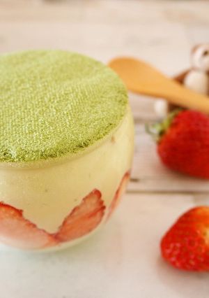 抹茶いちごパフェ-レシピのメイン写真