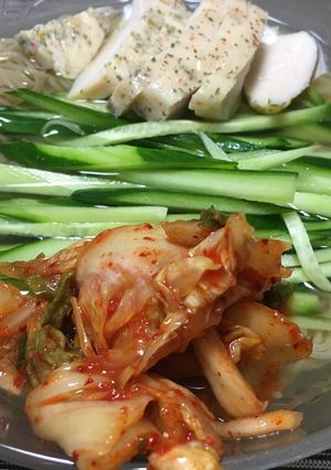 10分あれば楽々完成★サラダチキン冷麺-レシピのメイン写真