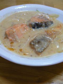 鮭のクリーム煮マスタードソース-レシピのメイン写真
