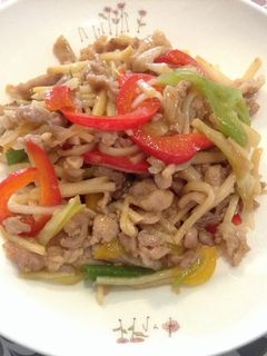 たけのこと豚肉のオイスターソース炒め-レシピのメイン写真