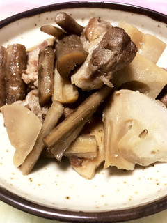 筍とごぼうのごろごろ煮 豚肩ロースで!-レシピのメイン写真
