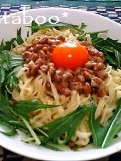 艶うどんdeみずなっとうど~ん♫♬-レシピのメイン写真
