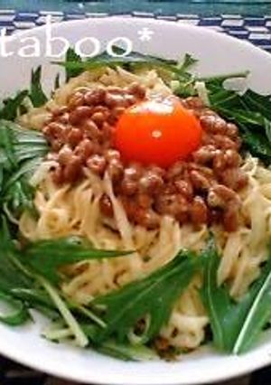 艶うどんdeみずなっとうど～ん♫♬-レシピのメイン写真