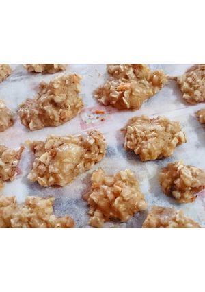 離乳食 バナナりんごオートミールお焼き-レシピのメイン写真