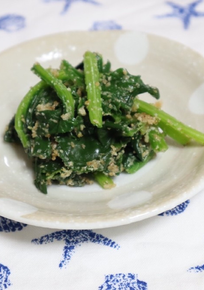 レンジで簡単副菜！ほうれん草のごま和え-レシピのメイン写真