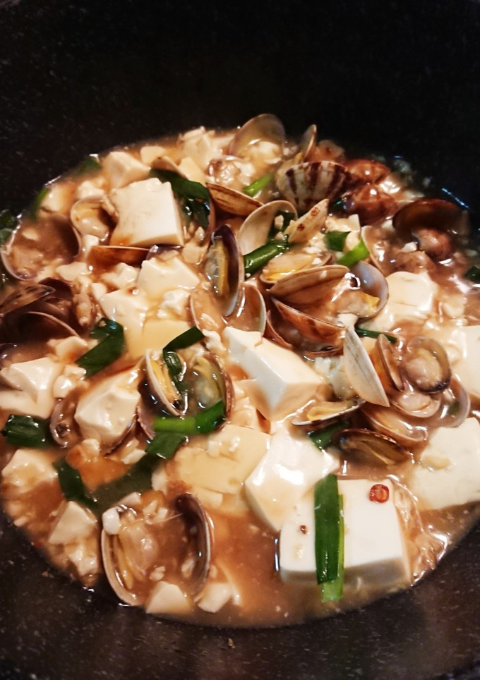 豆腐とアサリのうま辛あんかけ-レシピのメイン写真