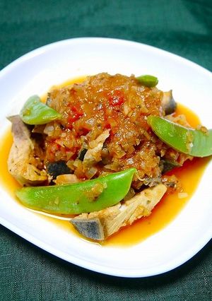レンジで簡単！ブリのトマト煮-レシピのメイン写真