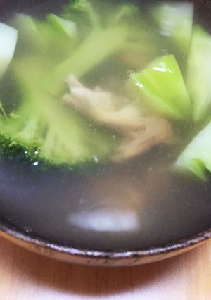 鯖の味噌煮缶でブロッコリースープ-レシピのメイン写真