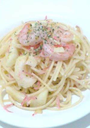 さっぱり海老パスタ（塩）-レシピのメイン写真