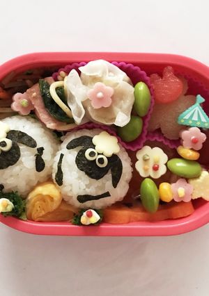 ひつじのショーン キャラ弁 デコ弁-レシピのメイン写真