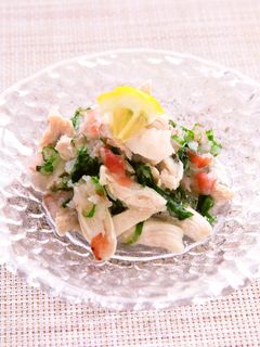 ささ身の梅しそおろし和え-レシピのメイン写真