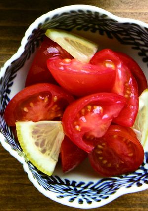 トマトとレモンの酢の物-レシピのメイン写真