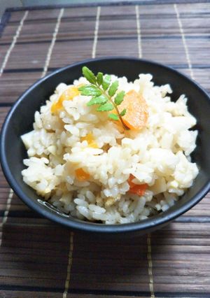 もち麦でおこわ風✤タケノコご飯-レシピのメイン写真