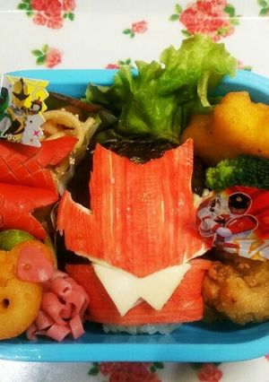 簡単♪ルパンレンジャー弁当-レシピのメイン写真