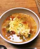 妊婦さんも安心☆根菜トマトたっぷりスープ