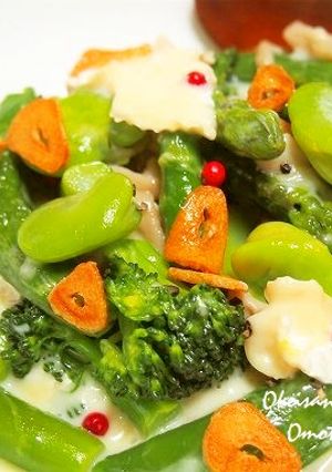 春野菜のカマンベールチーズ炒め-レシピのメイン写真