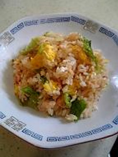 明太子レタスチャーハン-レシピのメイン写真