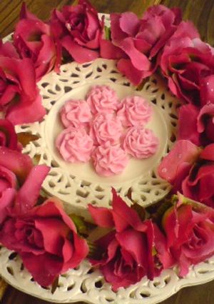 いちごの生チョコ　バラのお花に飾って♪-レシピのメイン写真