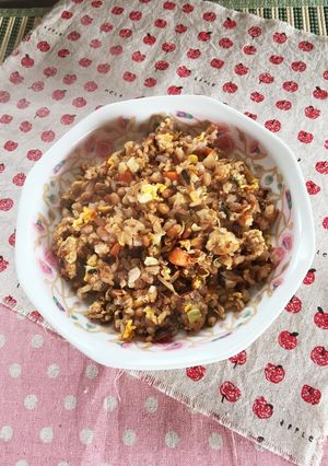酢キャベツ入り納豆チャーハン-レシピのメイン写真