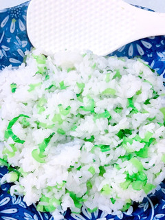 春色☆小松菜の茎で菜飯-レシピのメイン写真