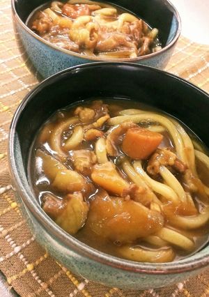 残ったカレーで☆絶品カレーうどん-レシピのメイン写真