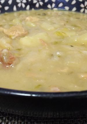 白いんげん豆と野菜と骨付き肉の煮込み-レシピのメイン写真